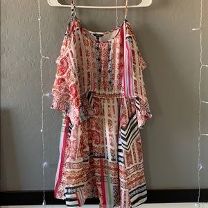 boho style patterned summer dress